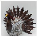 Metal Turkey Figurine