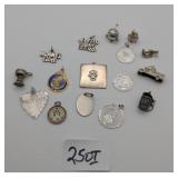 Group of Sterling Charms 51 Grams