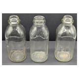 3 Milk Bottles