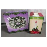 Boxed Candle Centerpiece Wreath & Candle Lamp