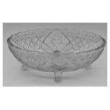 Indiana Cosmos & Cane Oval Footed Bowl
