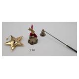 Candle Snuffer, Bell & Star