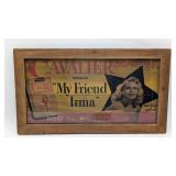 Cavalier Cigarettes My Friend Irma Framed Advertis