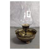 Brass Candlestick and Basket