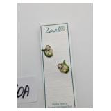 Zarah Sterling Enamel Mermaid Earrings