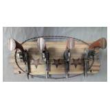 Pistol Form Coat or Hat Rack