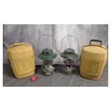Two Coleman Lanterns in Cases