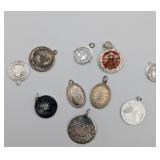 Sterling Oval & Circle Charms 39 Grams
