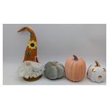 Gnome & Decorative Pumpkins