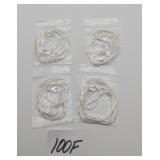 Four Necklaces Marked 925