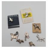 Sterling Dog Charms