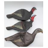 3 Collapsible Turkey Decoys