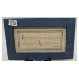 Her Children Rise & Call Her Blessed Cross Stitch