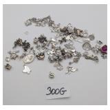 Large Group of Jewelry Charms