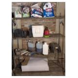 Garage - Metal Shelf & Contents See All Photos