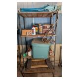 Garage - Metal Shelf & Contents See All Photos