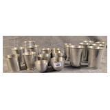 Pewter Drinking Vessels w/ Jefferson & Julep Cups