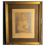 Silver Gelatin Print Portrait Signed Fowler
