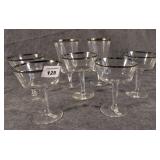 Lenox Solitaire Platinum 2 Ice Teas & 5 Champagnes