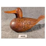 Carved Wooden Duck