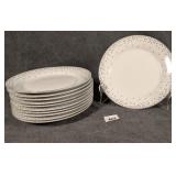 11 Threshold Snowflake Salad Plates