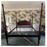 Mahogany California King Bench Made Bed
