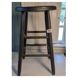 Black Painted Stool