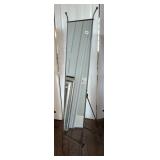 Easel Backed Metal Dressing Mirror