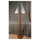 Wood Floor Lamp w/ Shade