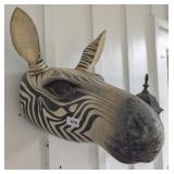 Zebra Head Wall Decor