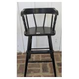 Black Painted High Chair