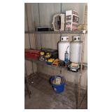 Garage - Metal Shelf & Contents See All Photos