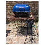 Tabletop Grill, Metal Table, Gazing Ball Stand