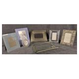 Silver & Glass Photo Frame Grouping