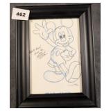 Don Williams Signed Mickey Mouse Sketch Print
