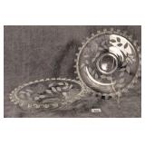 Rose Cut Heisey Lariat Bowl & Tray