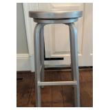 Brushed Metal Stool