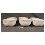 6 Threshold Snowflake Bowls