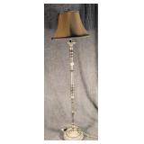 Brushed Silver Finished Floor Lamp