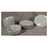Ikea Dinera 5 Coupe Cereal Bowls 6 Salad Plates