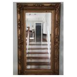 LARGE Gilt Framed Beveled Glass Mirror