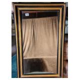 Gilt & Ebonized Framed Mirror