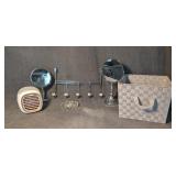 Tote, Mirrors, Towel Rack, Swamp Cooler