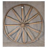 LARGE Wooden Wagon Wheel