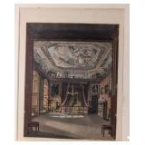Engraving of Queen Ann's Bed