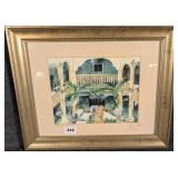 Signed Print of Columbia Restaurant Tampa, FL