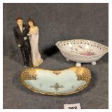 3 Vintage Ceramics Inc a Bone Dish