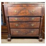 Late Classical Mahogany Chest of Drawers