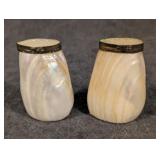Mother of Pearl Shell Salt & Pepper Shakers