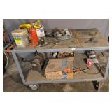 Metal Cart & Contents See All Photos